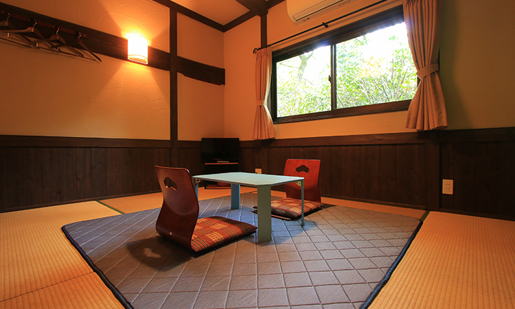 和洋室タイプの客室　われもこう