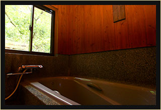 全てのお部屋についているお風呂