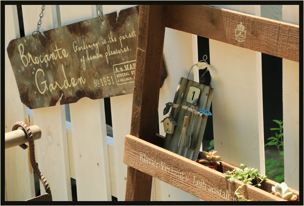 大自然に囲まれたこだわりのジャンクガーデン