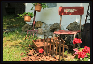 広い中庭でBBQやイベントもできます