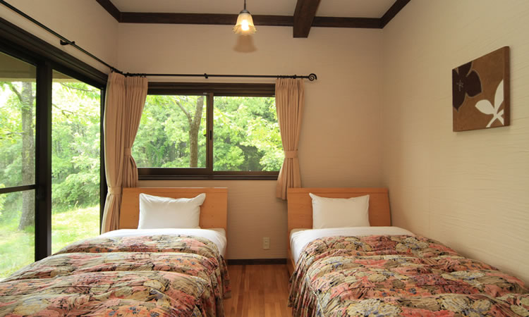 和洋室タイプの客室　われもこう